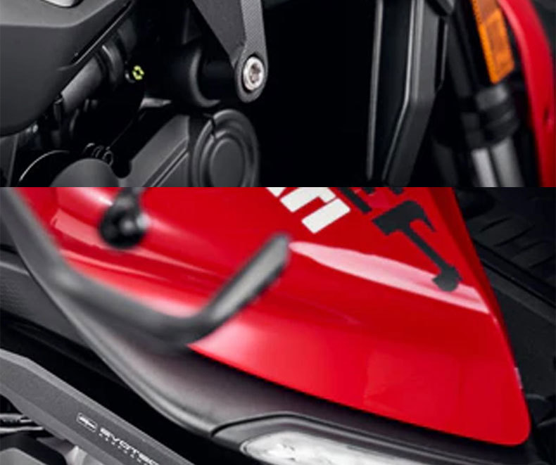 Suitable for Ducati Monster 950 Plus Modified Body Bumper Anti-Fall Ball Anti-Fall Glue