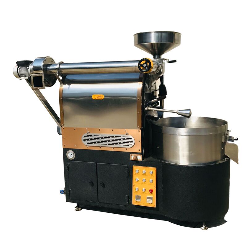 Yue Dingfeng Coffee Bean Roaster Semi-Hot Air Coffee Roaster 6kg Stainless Steel Inner Pot Semi-Direct Fire