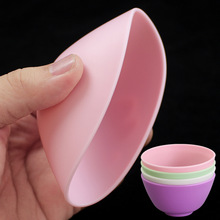塑料面膜碗软硅胶碗小号碗口直径85mm软胶化妆美容美发碗柔软小碗