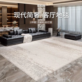 地毯客厅意式现代简约家用地毯防水防污耐脏易打理高级感卧室地垫