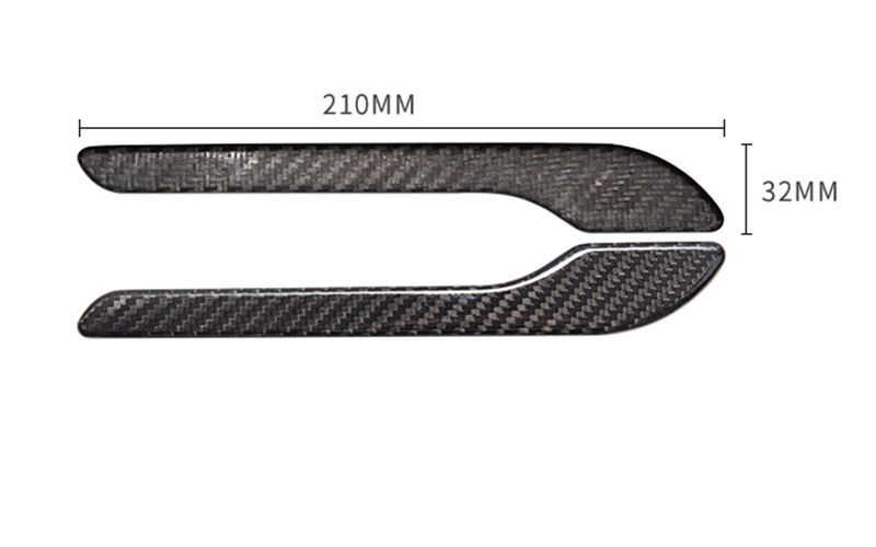 Suitable for Tesla Model 3/Y Anti-Scratch Decorative Strip Carbon Fiber Sticker Door Handle Protection Film