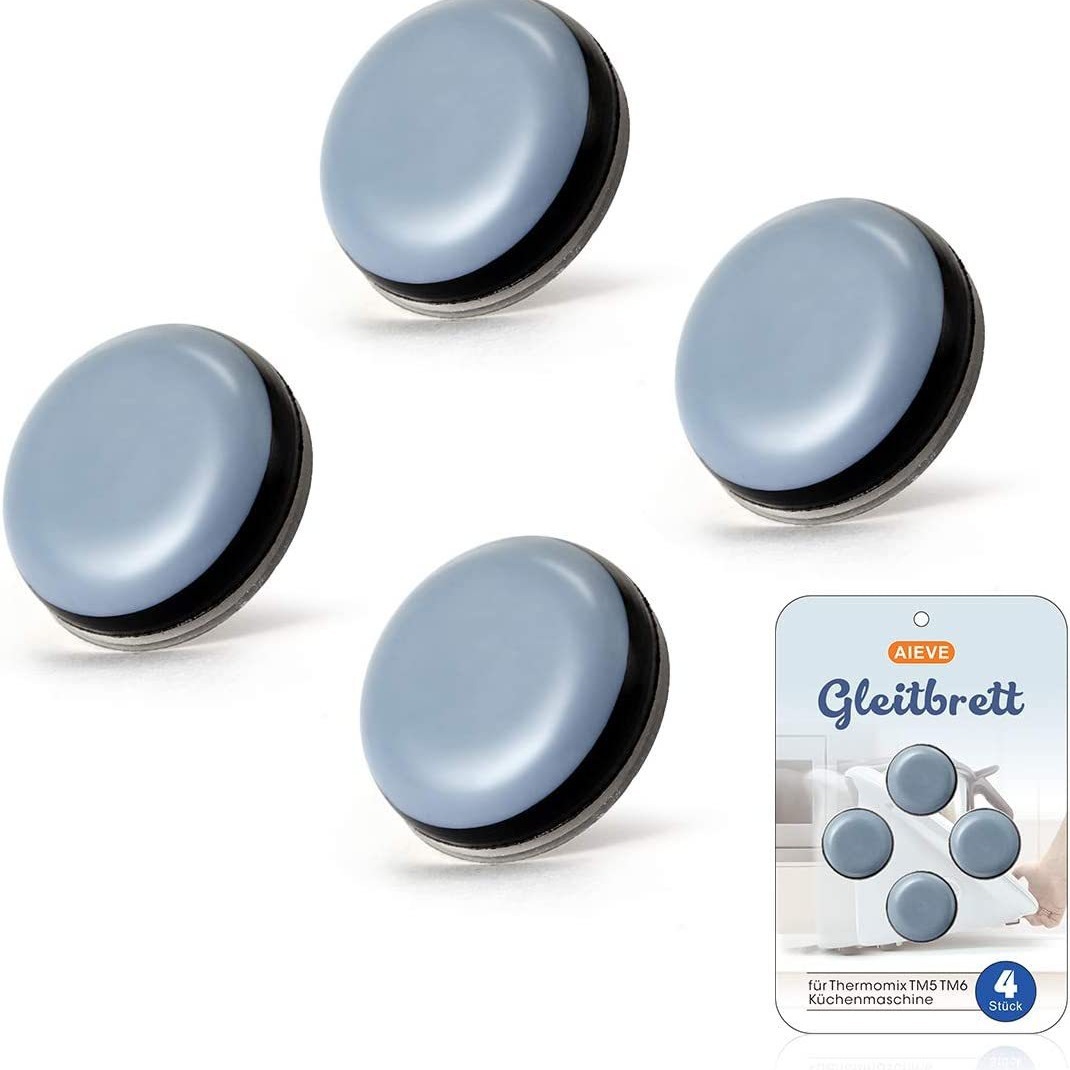 4 accesorios de almohadillas antideslizantes compatibles con Thermomix TM5,TM6 procesador de alimentos y Monsieur Cuisine