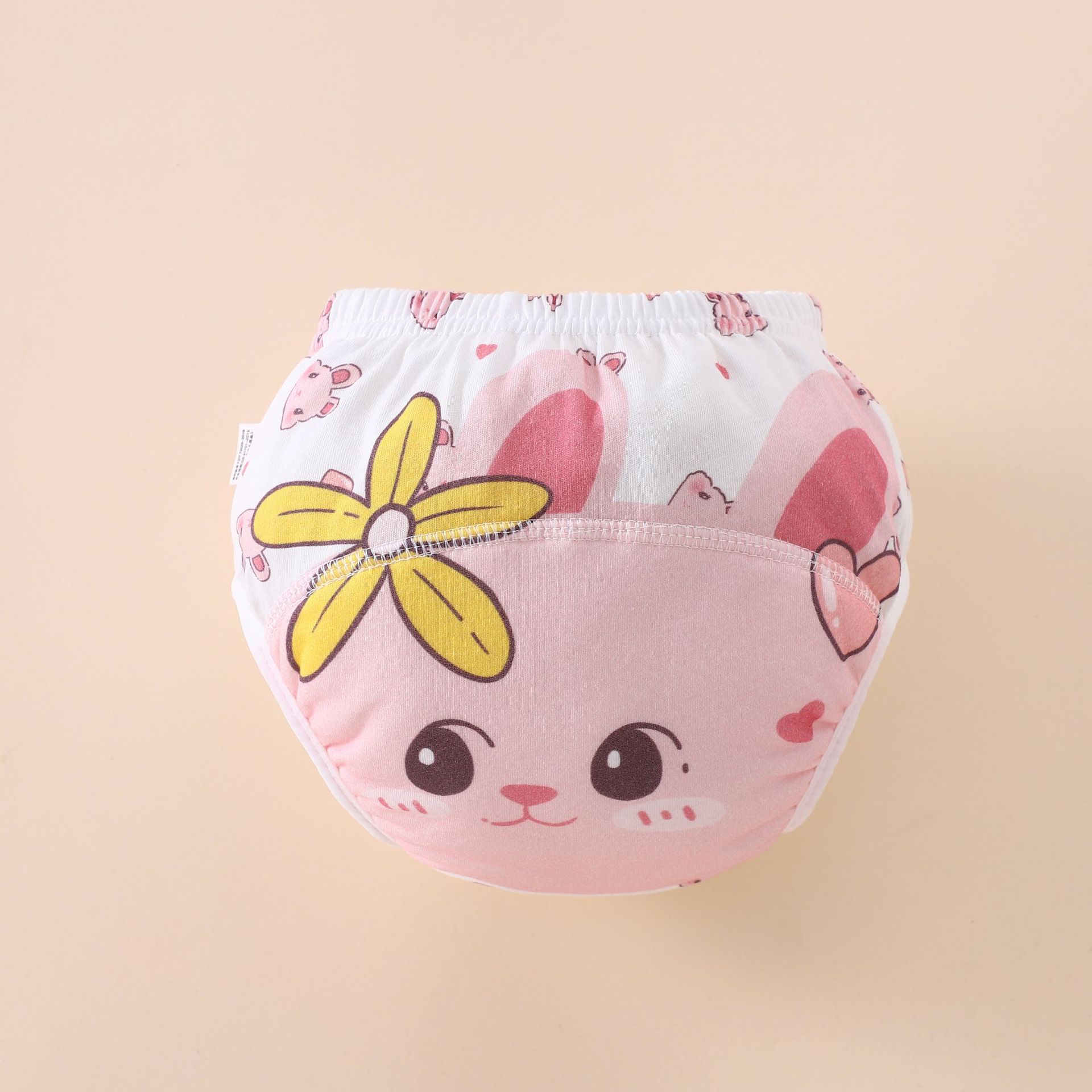 Pantalones de entrenamiento transfronterizos para bebés, pantalones de aprendizaje de algodón puro para niños, pantalones de pañales transpirables con dibujos animados para bebés de verano, pantalones lavables a prueba de fugas