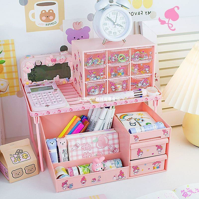 Студенческие канцелярские принадлежности стол косметическая коробка для хранения женского общежития