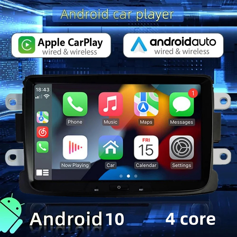 Suitable for 8inch Renault Dacia Android Car Gps High-Definition Screen Mp5 Bluetooth Navigation All-In-One Device Carplay