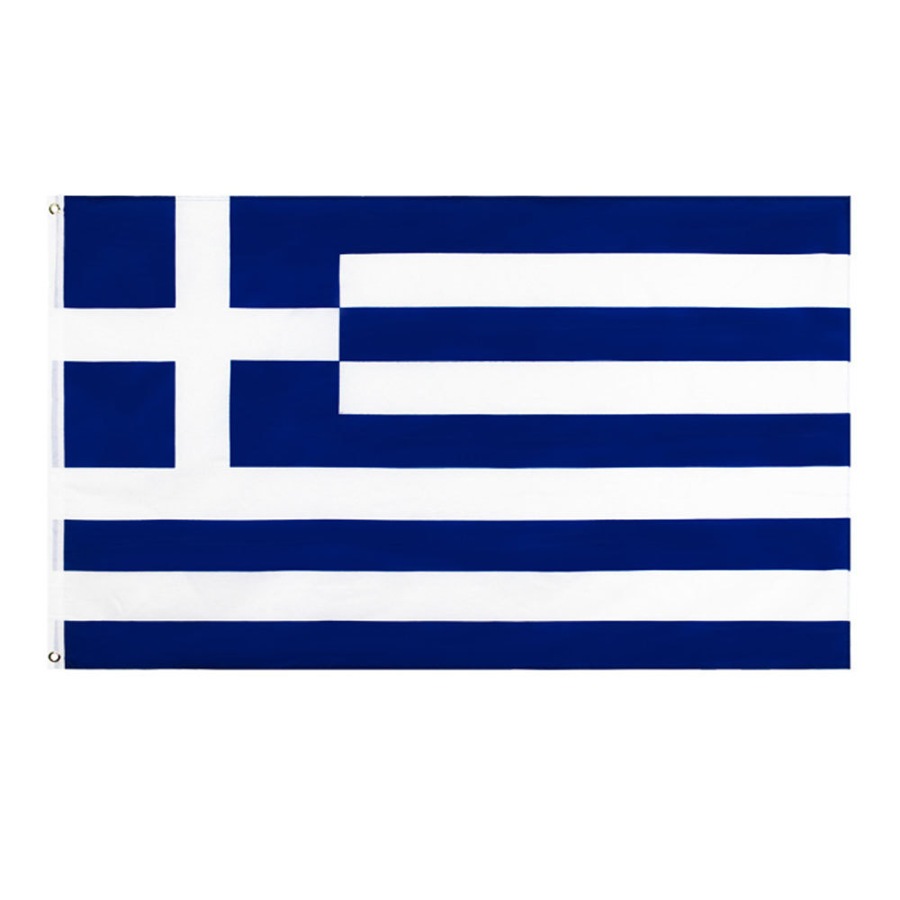 Greek Flag 90x150 Cm Polyester 3x5 Ft Supply For Home Garden Patio Lawn_voghion.com