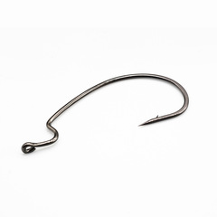 9003 Wide Belly Curved Blade Lure Strong Flat Hook Lure Crankbait Texas Rig Soft Bait Soft Worm Hook