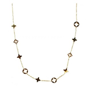 Internet celebrity New hollow temperament fashion all-match clavicle chain titanium steel does not fade