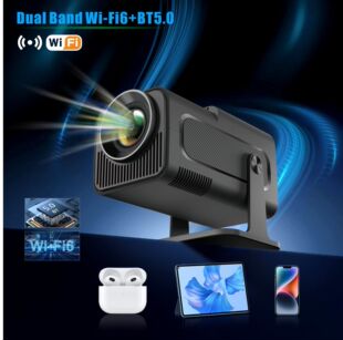Cross-Border Popular Product, Direct Sales from Foreign Trade Factories, Ultra-High-Definition Projector Hy320, Home-Use High-Definition Outdoor Portable Projector