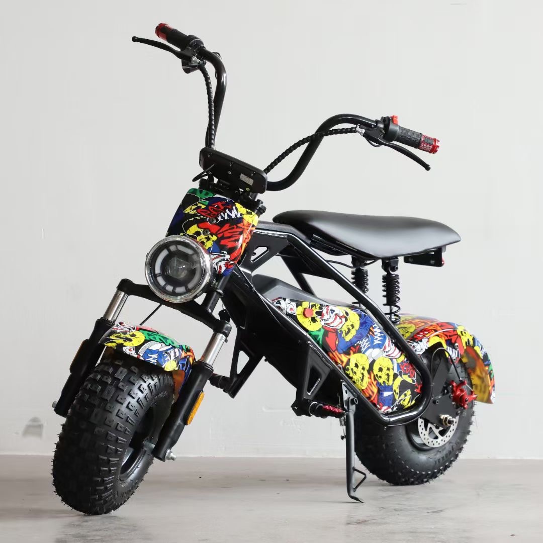 Cross-Border Hot-Selling Small Harley-Style Scooter, Small Electric Scooter, Mobility Scooter, Children's Retro Motorcycle, Children's Electric Scooter, Small Leisure Vehicle