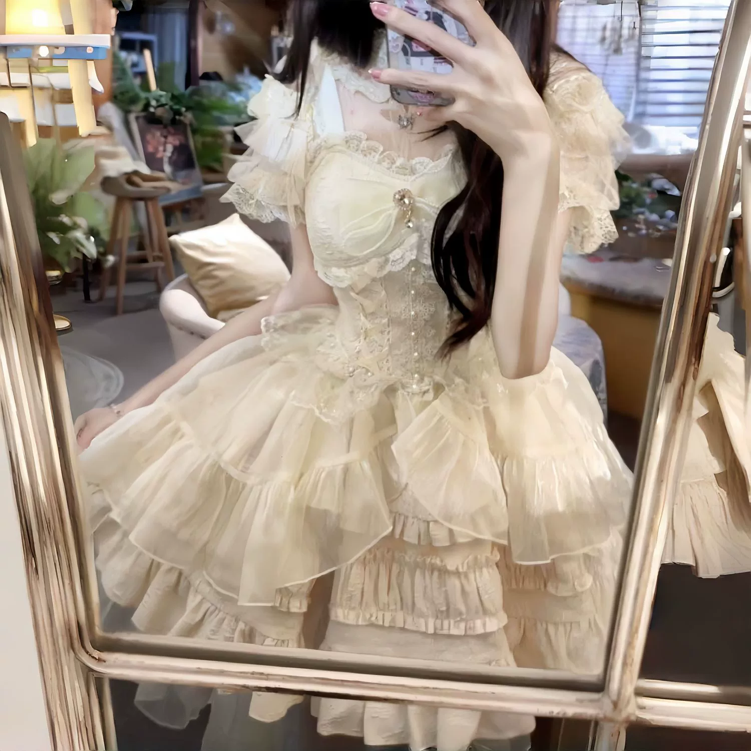 Новое оригинальное платье Лолиты для девочек White Sugar Girl, удобное платье на подтяжках jsk
