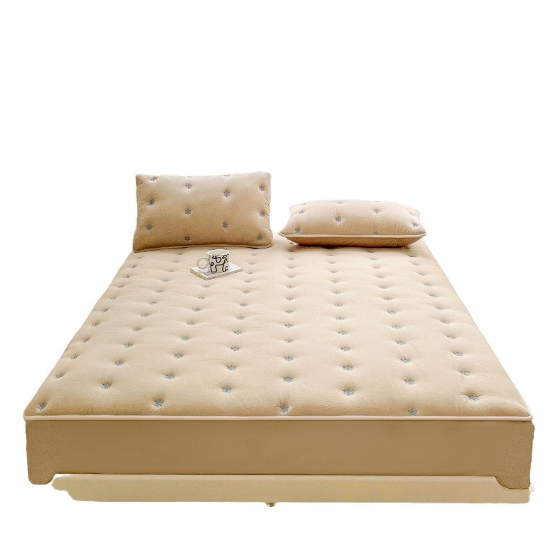 ベッドカバーのシングルベッドカバー2025新型マットレス保護カバーのシーツを厚くします。