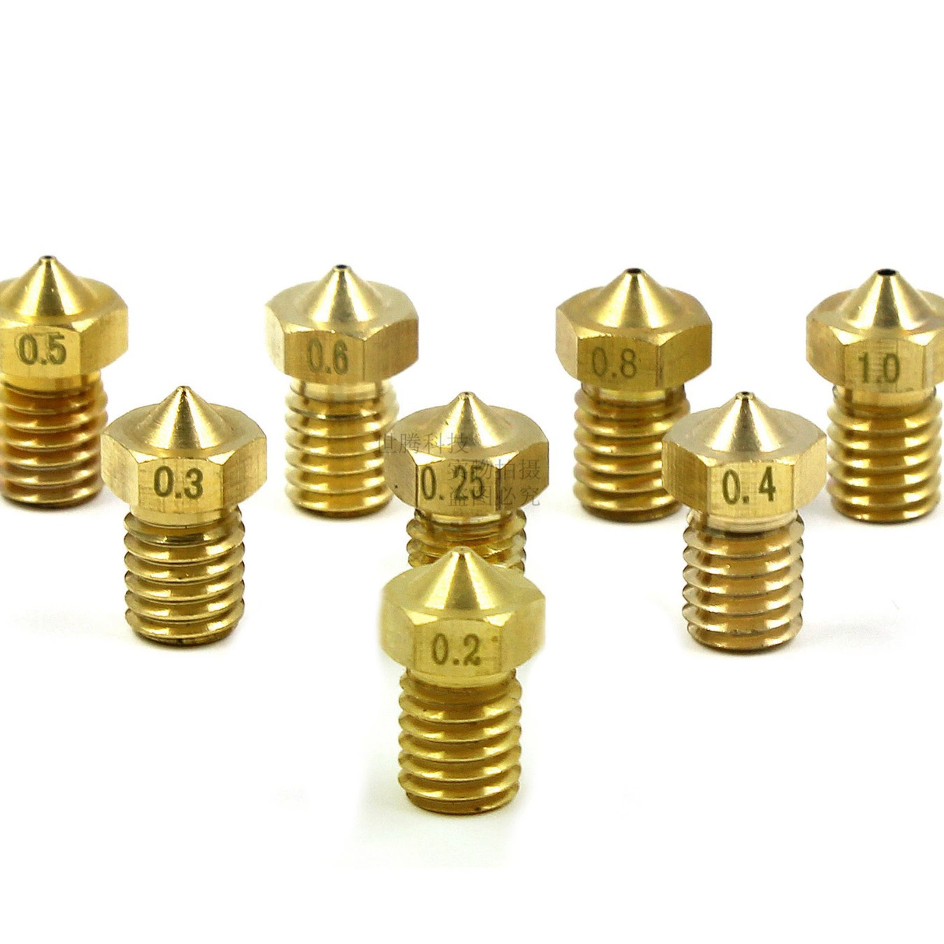 Аксессуары для 3D-принтеров E3D-V5 Сопло V6 Сопло с резьбой M6 Расходные материалы 1,75/3,0, Горячая продажа сопла