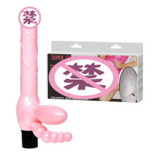 百乐 女同 后庭拉珠震动棒 变速振动 拉拉前后双用14084