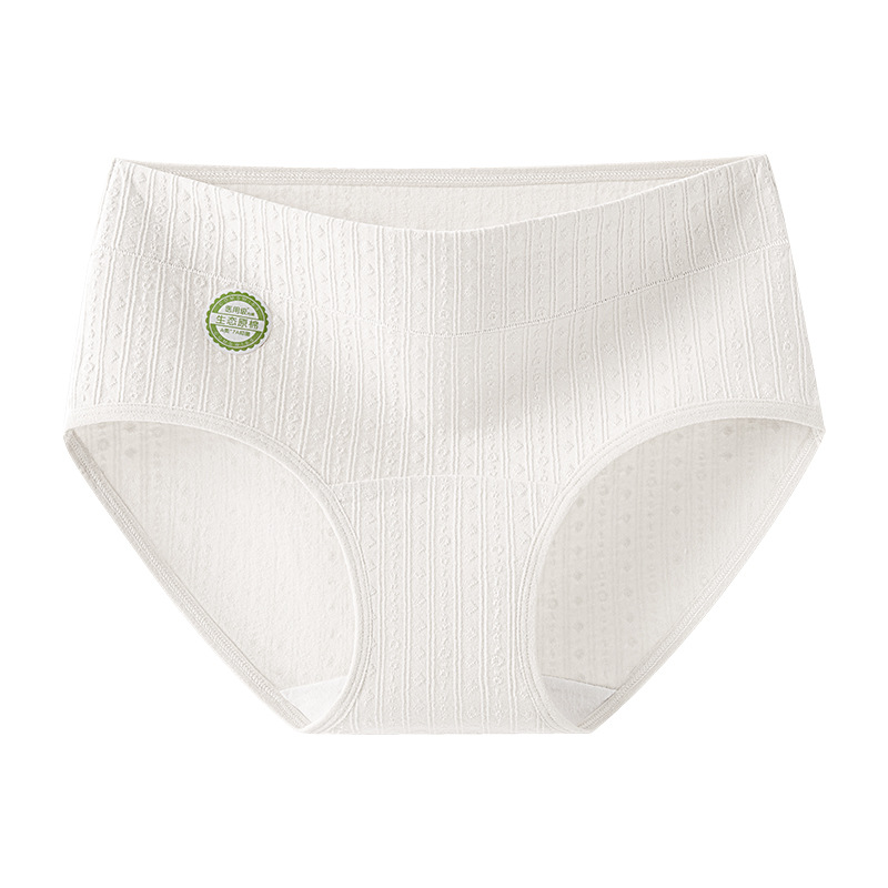 Calzones de algodón puro modelo 2025, grado médico 7A, antibacterianos, 100% algodón, extendidos y anchos, anti-rozaduras, cintura media, para mujer