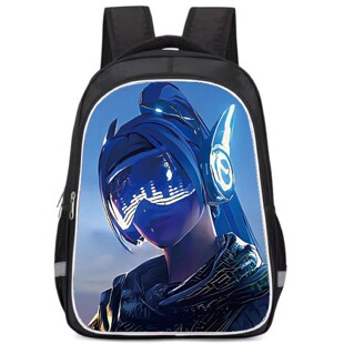 2024 New Waterproof Ridge Protection Backpack Peace Elite Series Schoolbag Men's Children's Student Shoulder Schoolbag
