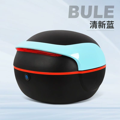 Trunk, Large Capacity Thickened | Electric car tail box - fresh-blue-single-trunk