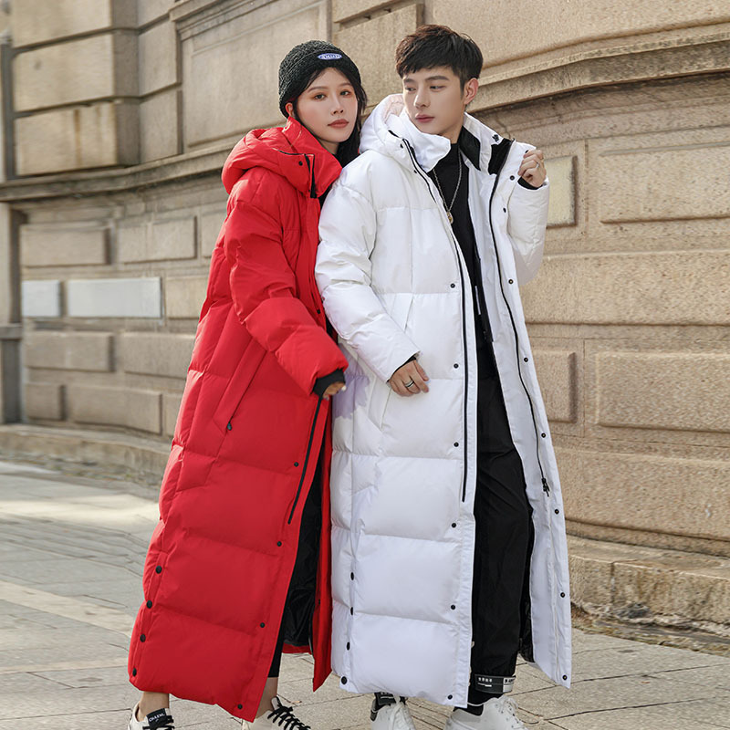 Goose down down Jacket Extra Long Couple Style 2022 Winter New Windproof and Waterproof Thickeneded Extreme Cold down Jacket for Men and Women Goose down down Jacket Extra Long Couple Style 2022 Winter New Windproof and Waterproof Thickeneded Extreme Cold down Jacket for Men and Women