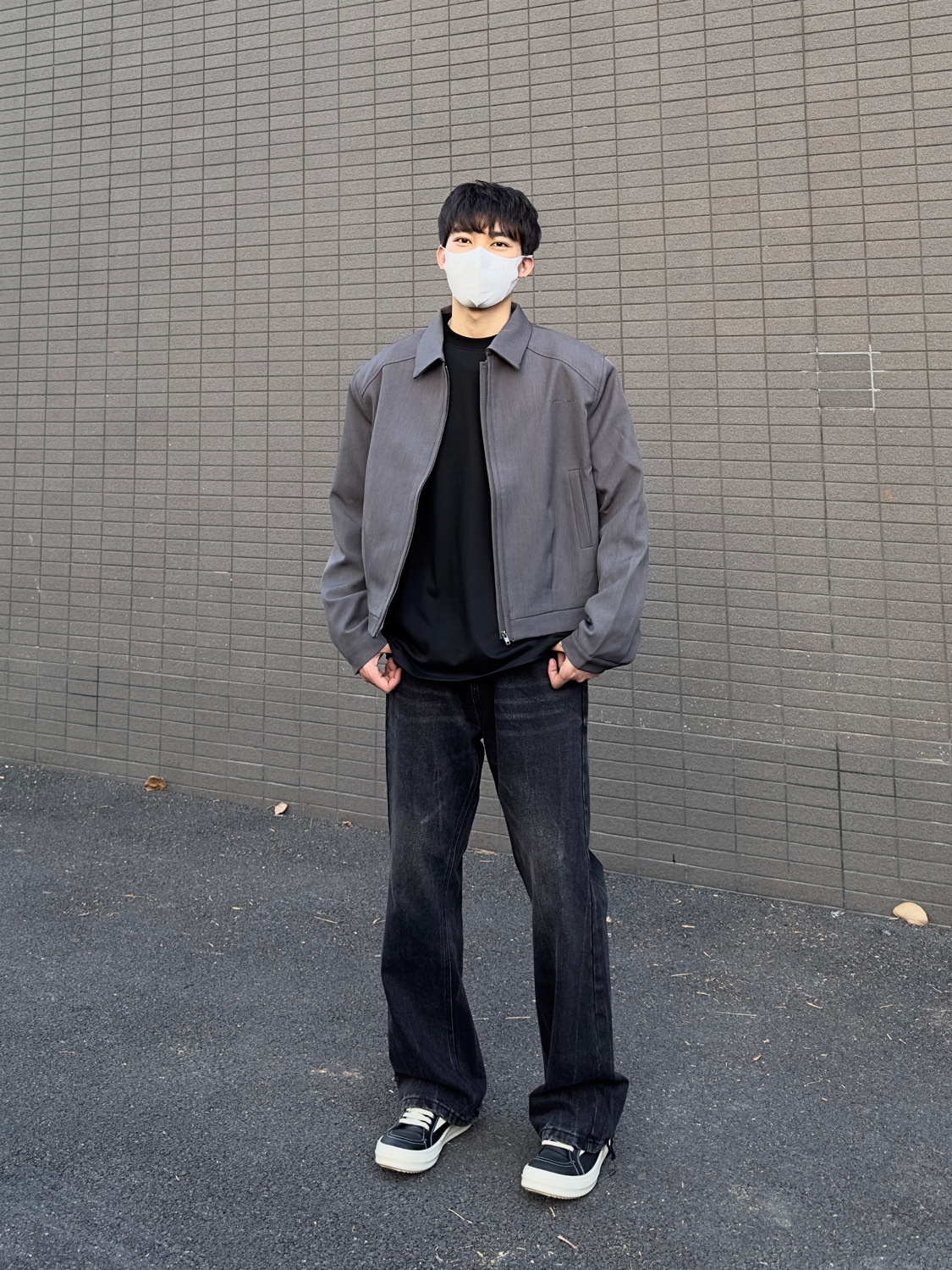 Men's Jacket For Spring And Autumn, Pique Style With Baseball Collar_voghion.com