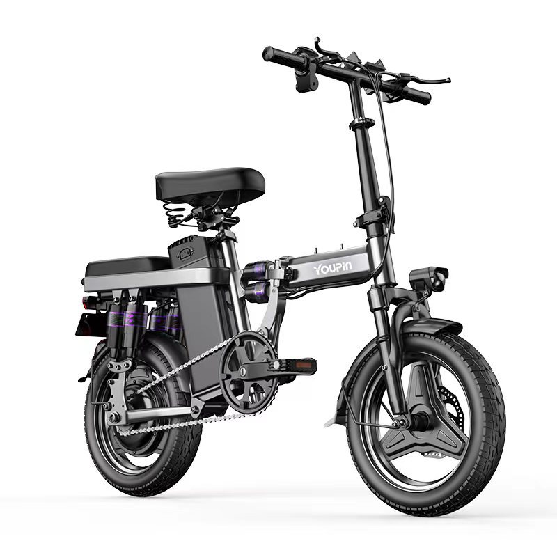Bicicletas eléctricas eléctricas plegables pequeñas bicicletas eléctricas portátiles de batería de litio para conducir scooter