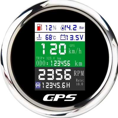 automobile instrument, speed oil pressure water temperature