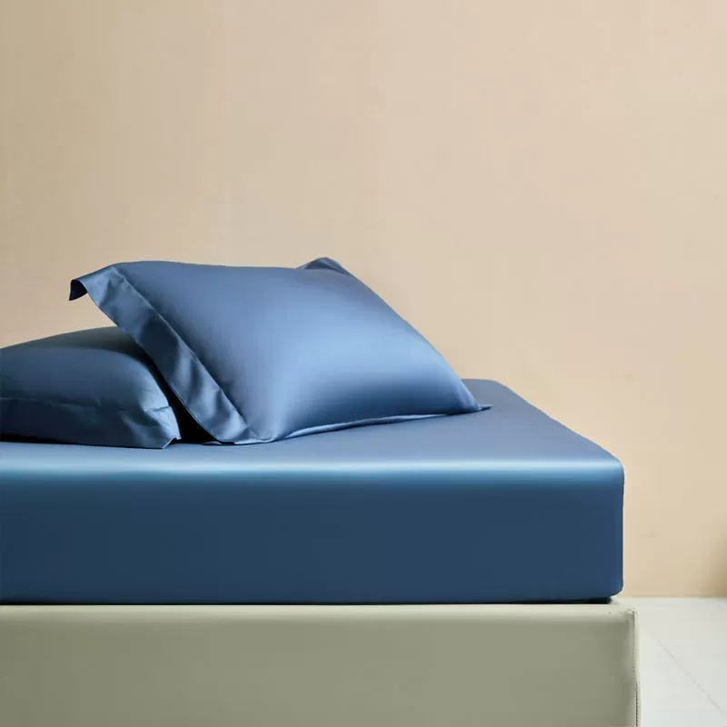 Высококачественная цельная хлопчатобумажная кровать сплошной цвет хлопчатобумажная увеличенные чехлы для кроватей 1.5m1.8 м 2 три комплекта светлая роскошная чехол для кроватей