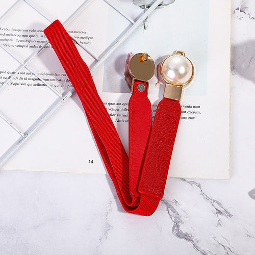  Summer Direct Manufacturer Supply Korean Style Alloy Button Fastener Women's Fashion Style Casual Elastic Band Waist Skirt