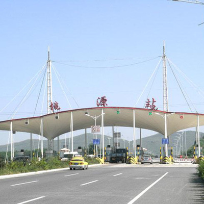 Торговая станция дорожного движения кинотетрасная структура City High -Speed ​​Road входы и выход на Toll Station Sructure Sheds оптом