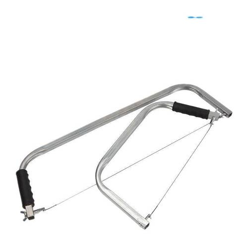 Hand-cranked wire saw play wire saw flower curve saw blade handmade woodworking saw tree rope saw home small hand saw