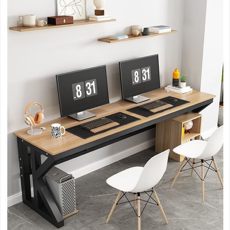 Simple Gaming Table, Desktop Double Computer Table, Student Study Table, Couple Gaming Table, Bedroom Desk, Office Desk