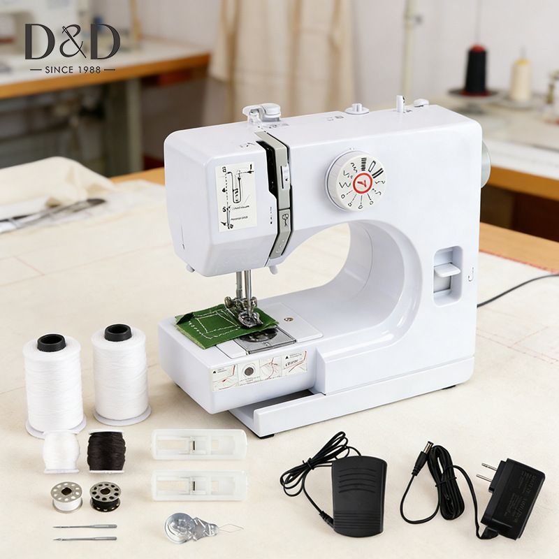 D&D-电动家用缝纫机全自动裁缝机小型多功能含脚踏多线迹缝纫机