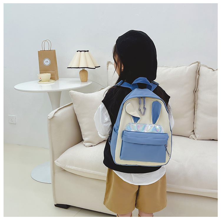 446g Weight Sequins, Sewing Thread Fashion Element Zipper Closure Type Double Shoulder Straps Strap Type Functional Backpack Bags Type Casual, School Occasion Nylon Material School Backpack, Kids Backpack Backpack Animal Pattern All Seasons Season Kid'S Gender Cute Style Square Shape Kid'S Nylon Animal Cute Sequins Sewing Thread Square Zipper Functional Backpack 10
