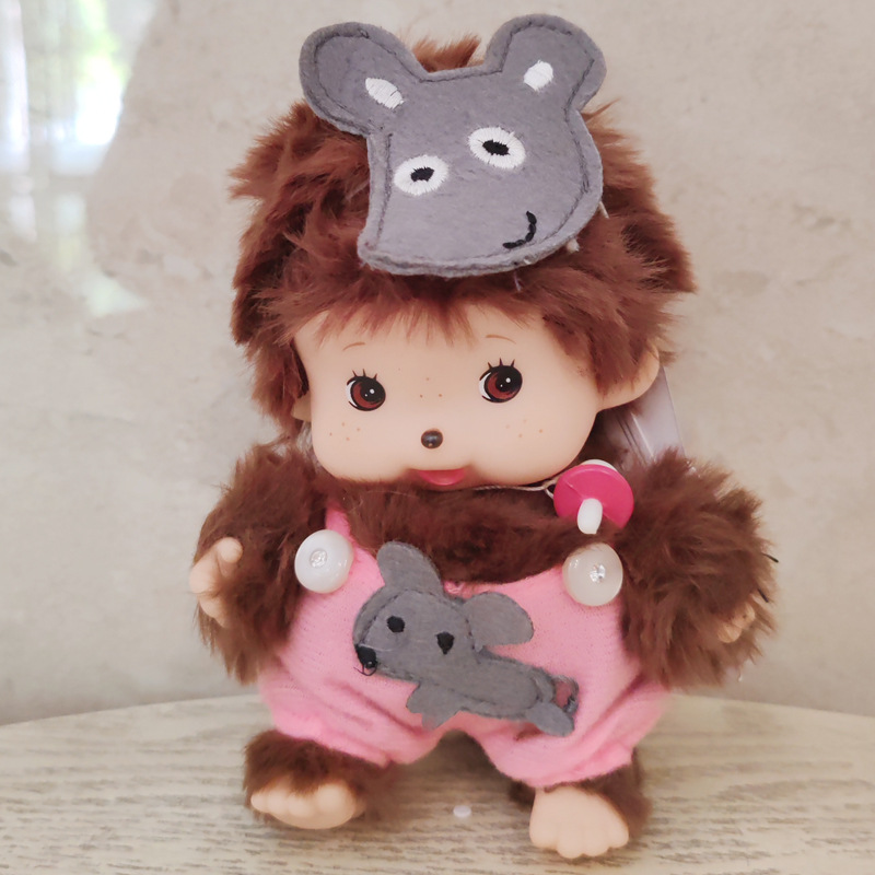 Monchic mengqiqi15CM pequeño vestido muñeca de felpa colgante bolso colgante producto transfronterizo buen producto nuevo producto