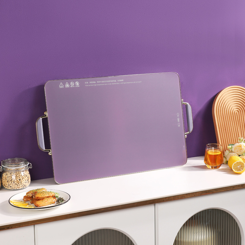 保温プレート、温かい料理用保温プレート、正方形のテーブル用加熱プレート、家電ギフト、温度調節機能付きスマートモデル|undefined