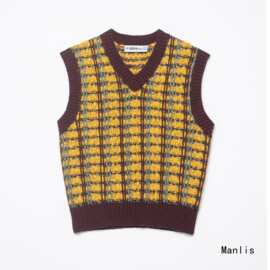 Z跨境欧美风2025新款时尚气质亚马逊女装批发纹理针织背心3039100