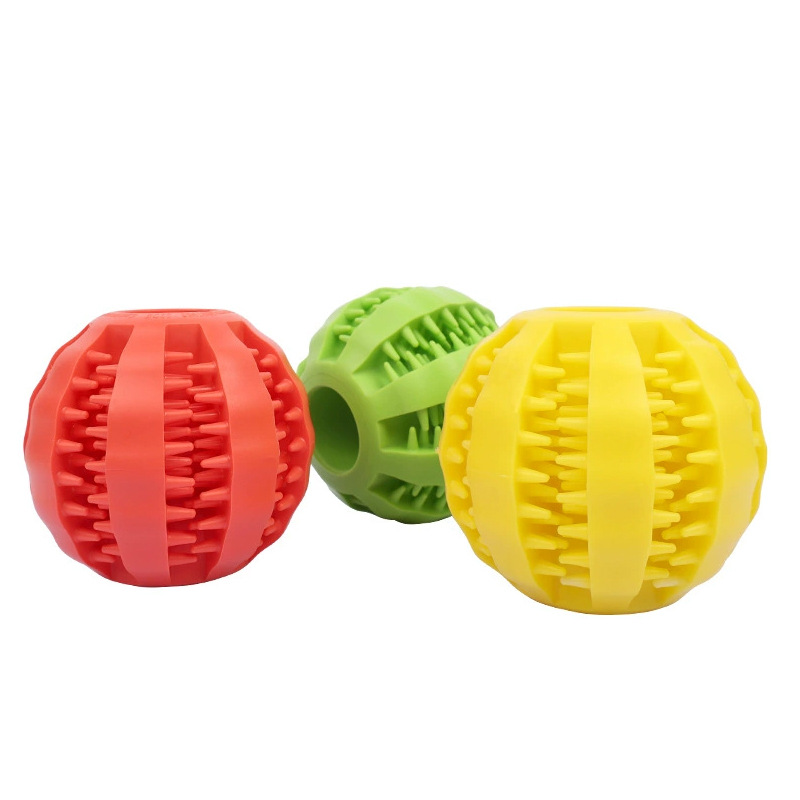 Juguete para mascotas juguete para perros Bola de sandía limpieza resistente a los dientes Bola de fuga masticar juguete mordedura de perro Bola de molienda