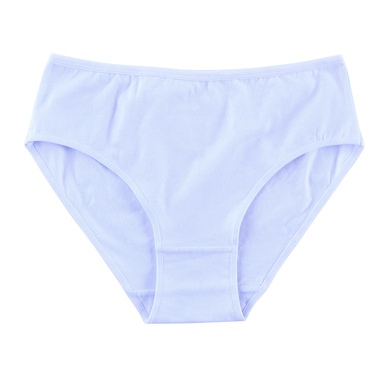 Ropa interior de mujer de talla grande, popular en el extranjero, de algodón puro, exportación a Europa y América, venta al por mayor de ropa interior de mujer de cintura alta, bragas de mujer transfronterizas.