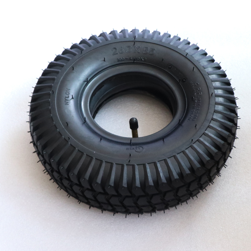 厂家批发260X85代步车电动滑板车工具车手推车3.00-4内外轮胎全新