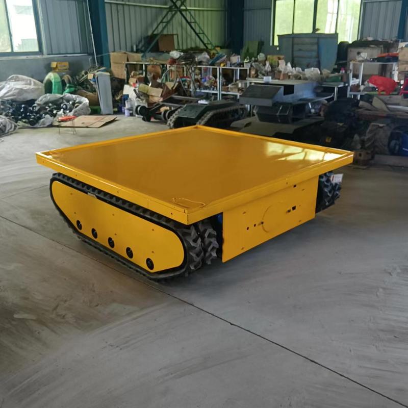 卸売り小型ゴムキャタピラーのシャシー掘削機運搬車ロボット大型電動キャタピラーのシャシー|undefined