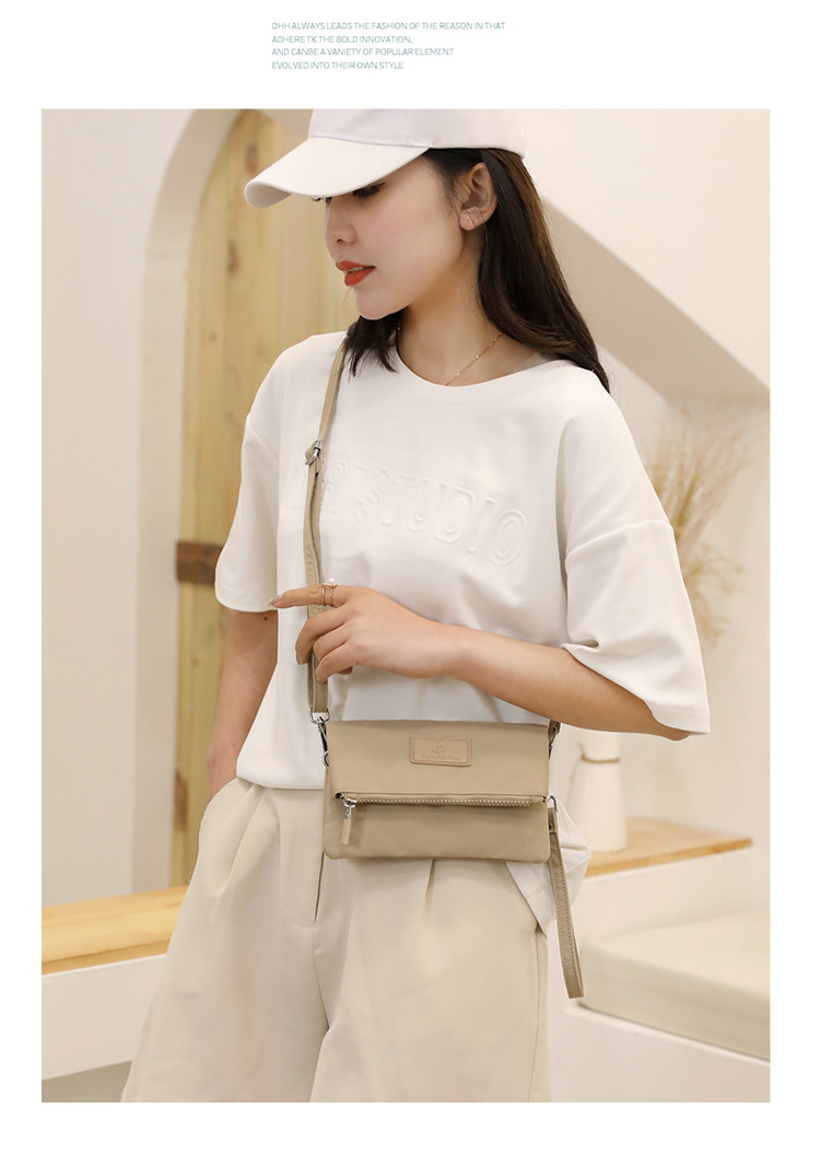 Borsa a tracolla semplice alla moda in edizione coreana da donna, nuova estate 2021, borsa a tracolla Cashier Change_voghion.com