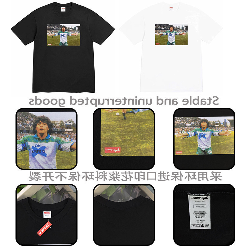 美潮原创Paint Tee 油漆喷漆涂鸦字母印花短袖T恤多款式一件代发