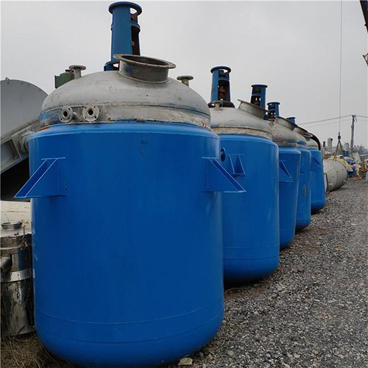 二手卧式不锈钢反应釜 处理外盘管反应釜 厂家供应