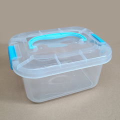 Desktop plastic storage box, durable organizer box, opaque hand-held storage box, toy food daily necessities storage box