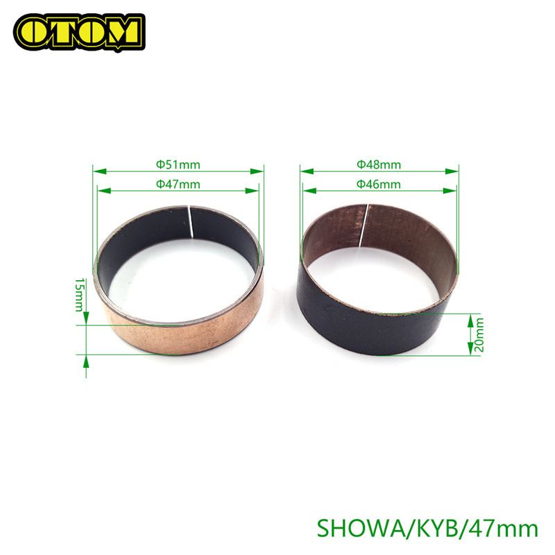 Suitable for Showa/Kyb/Wp Front Shock Absorber Slip Sleeve, Self-Lubricating Bearing Maintenance Bushing, Fast Zhenglin Shock Absorber