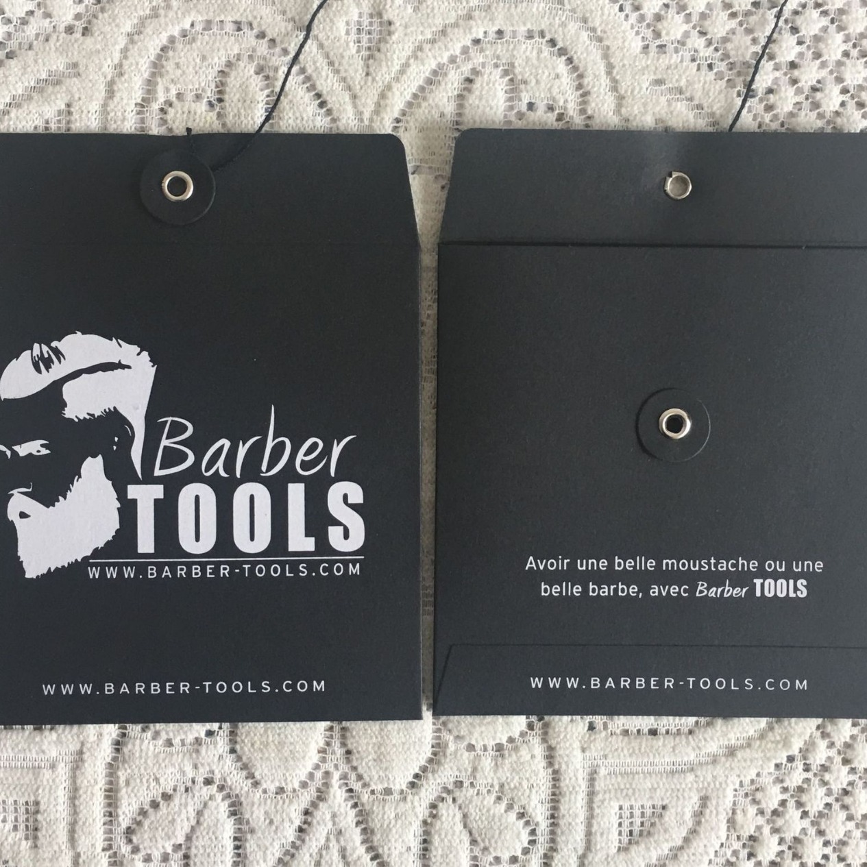 精美绕绳式信封袋 黑卡纸照片袋