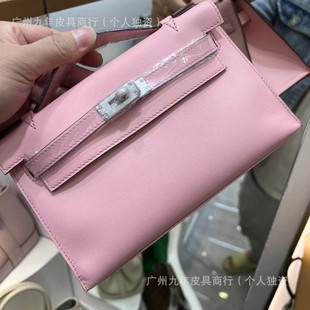 Kelly Generation Swift Leather 22cm Classic Fashion Shoulder Bag Crossbody Bag Head Layer Cowhide Women's Bag Dinner Bag