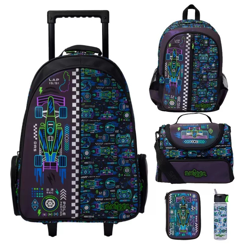 Australia smuggle tirón mochila de escolares mochila de gran capacidad para niños de carreras de reducción de presión mochila de hombro