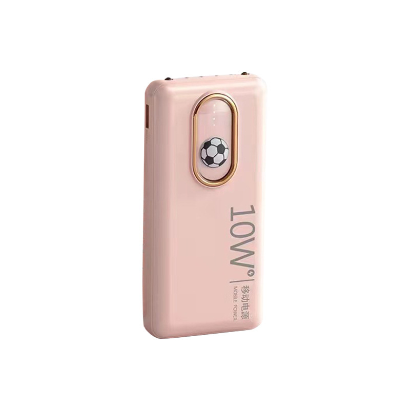 Cartoon delgado creativo de gran capacidad con fuente de alimentación portátil al aire libre de cuatro líneas de 20000 mAh