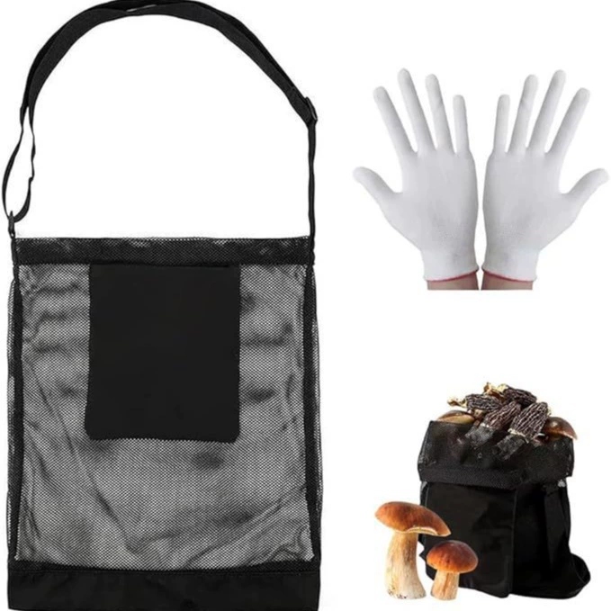 Сумка для сбора грибов на открытом воздухе, складная Диагональная Сумка для сбора фруктов, Сетчатая Сумка на одно плечо