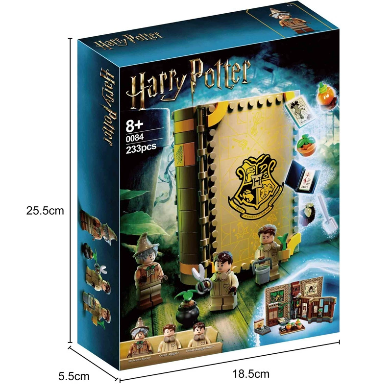Набор строительных блоков (совместим с LEGO Harry Potter) — замок в стиле Хогвартса и фигурки, варианты с несколькими деталями